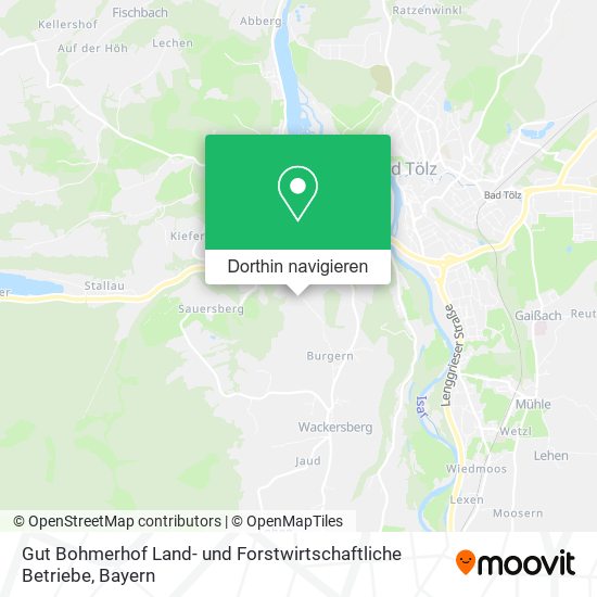 Gut Bohmerhof Land- und Forstwirtschaftliche Betriebe Karte