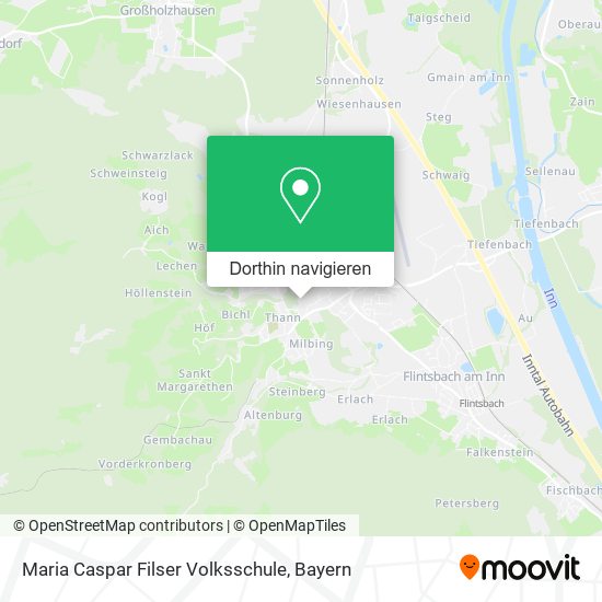 Maria Caspar Filser Volksschule Karte