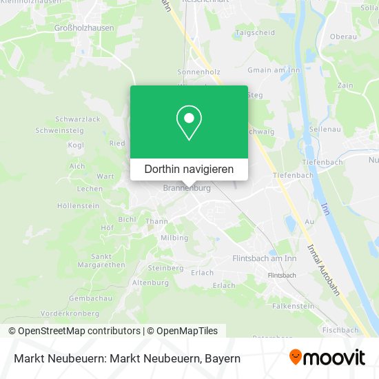 Markt Neubeuern: Markt Neubeuern Karte