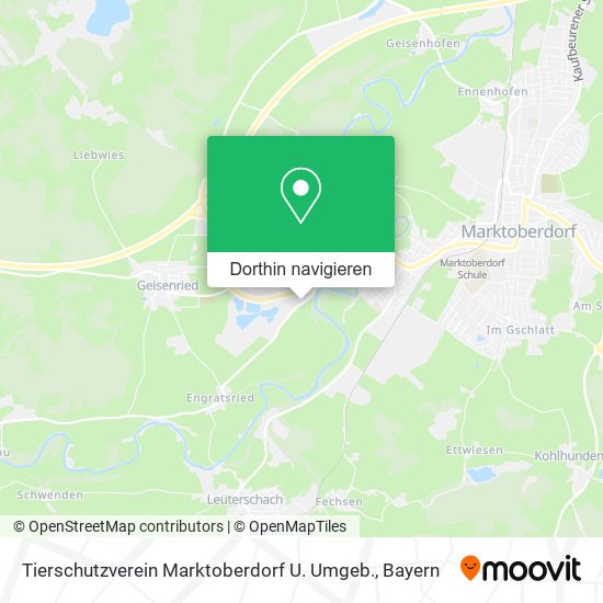 Tierschutzverein Marktoberdorf U. Umgeb. Karte