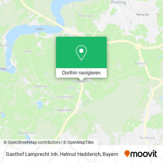 Gasthof Lamprecht Inh. Helmut Hedderich Karte