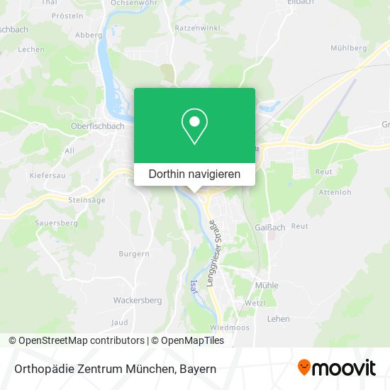 Orthopädie Zentrum München Karte