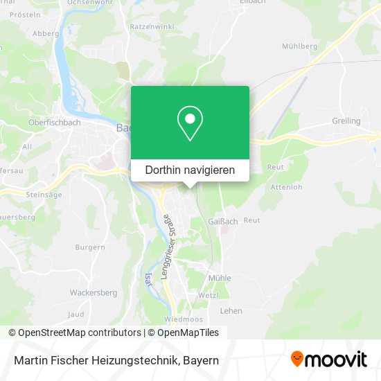 Martin Fischer Heizungstechnik Karte