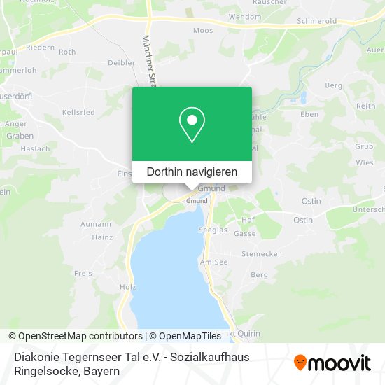 Diakonie Tegernseer Tal e.V. - Sozialkaufhaus Ringelsocke Karte