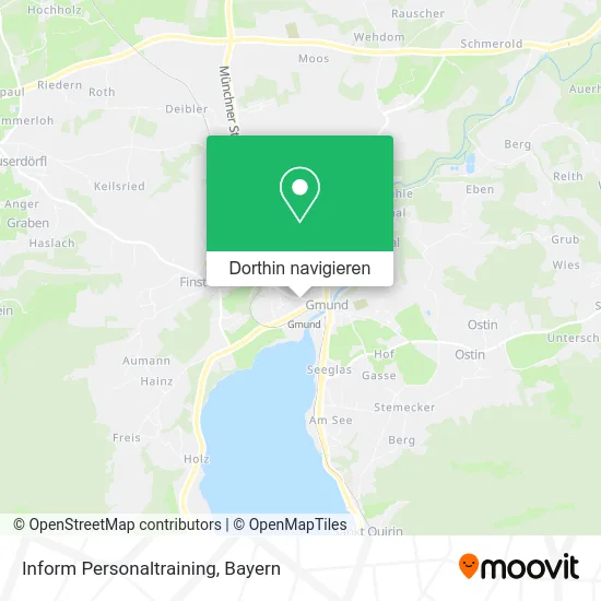 Inform Personaltraining Karte