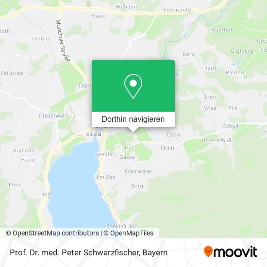 Prof. Dr. med. Peter Schwarzfischer Karte