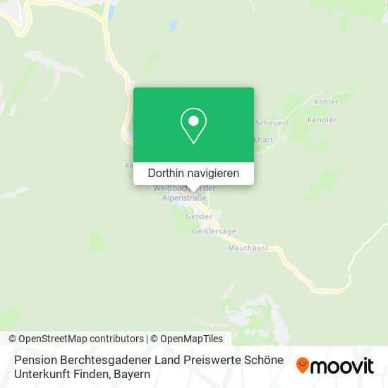 Pension Berchtesgadener Land Preiswerte Schöne Unterkunft Finden Karte