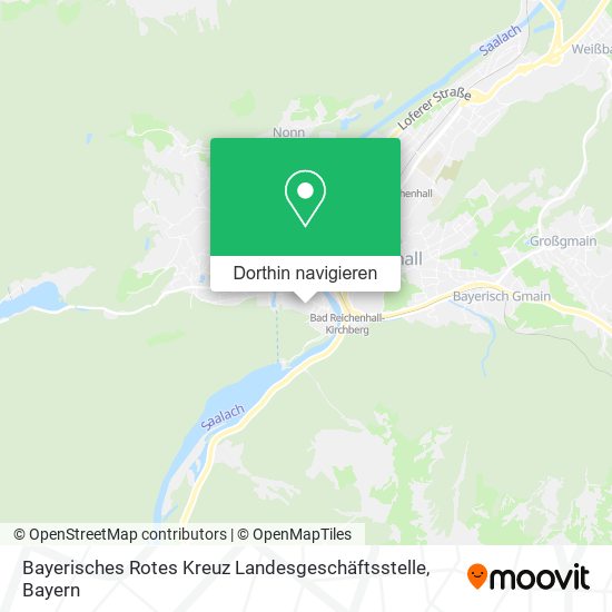 Bayerisches Rotes Kreuz Landesgeschäftsstelle Karte