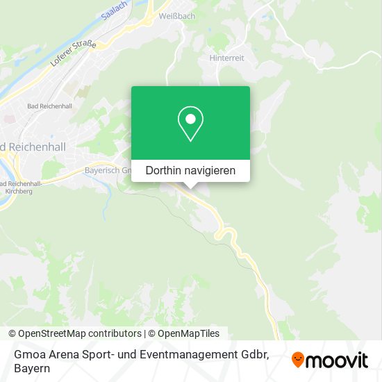Gmoa Arena Sport- und Eventmanagement Gdbr Karte
