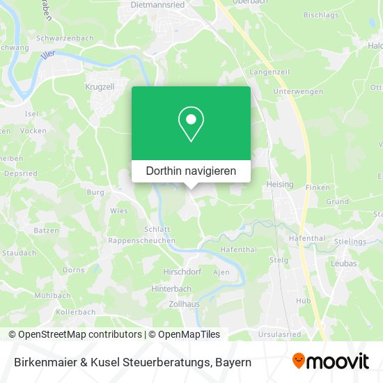 Birkenmaier & Kusel Steuerberatungs Karte