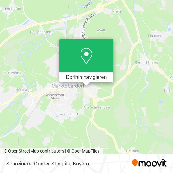 Schreinerei Günter Stieglitz Karte