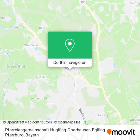 Pfarreiengemeinschaft Huglfing-Oberhausen-Eglfing Pfarrbüro Karte