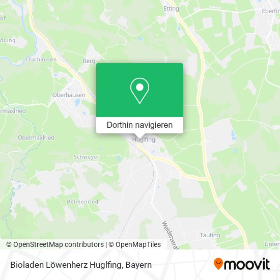 Bioladen Löwenherz Huglfing Karte