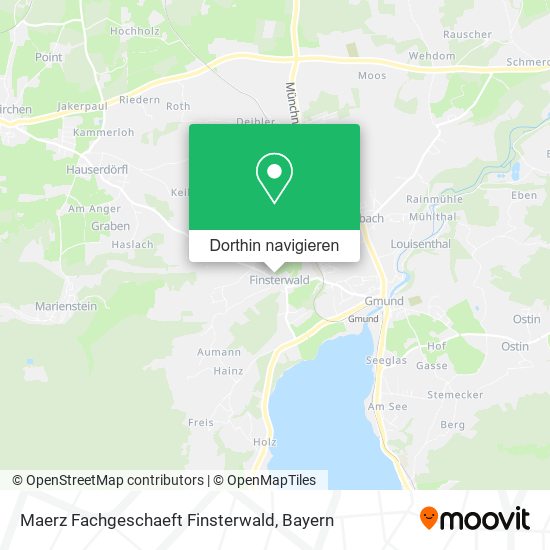 Maerz Fachgeschaeft Finsterwald Karte
