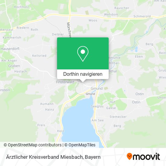 Ärztlicher Kreisverband Miesbach Karte