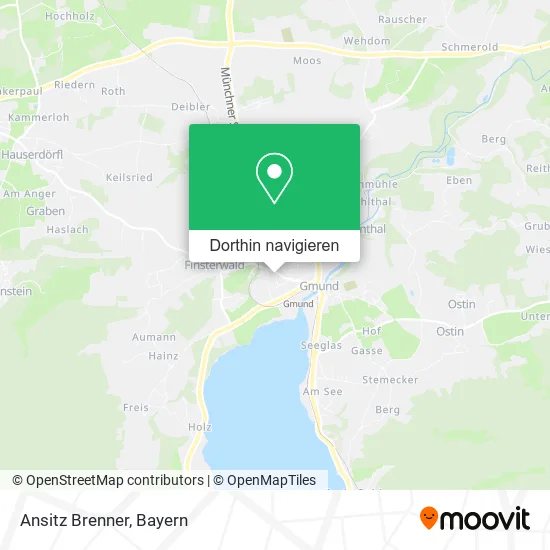 Ansitz Brenner Karte