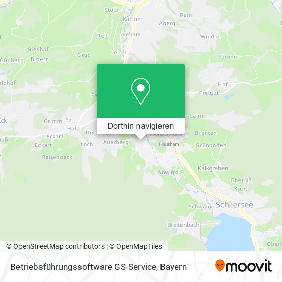 Betriebsführungssoftware GS-Service Karte