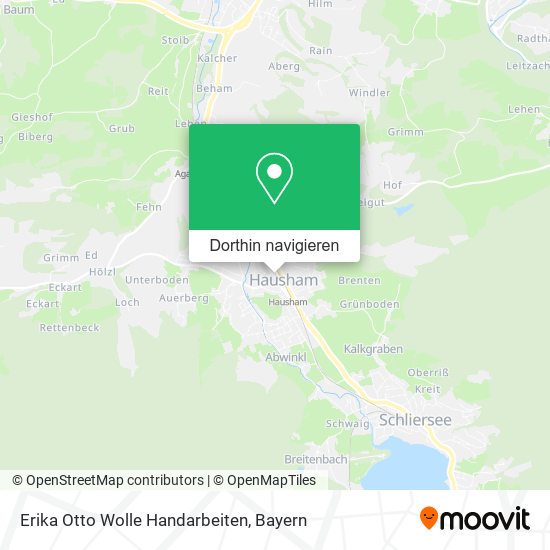 Erika Otto Wolle Handarbeiten Karte