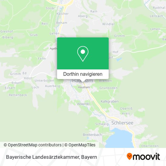 Bayerische Landesärztekammer Karte