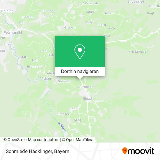 Schmiede Hacklinger Karte