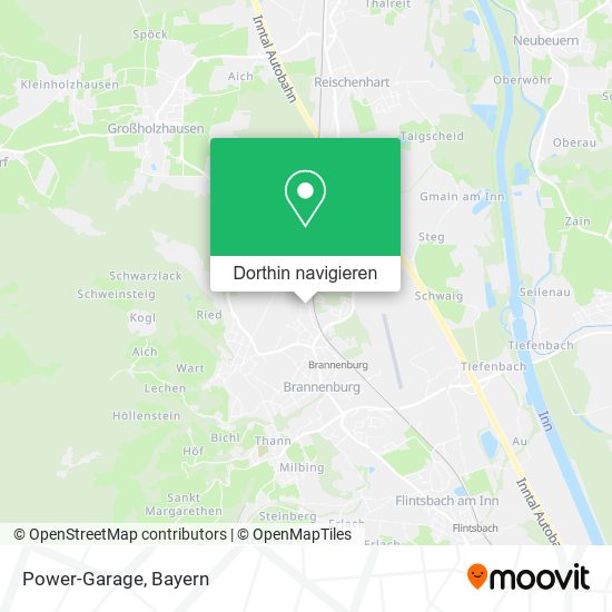 Power-Garage Karte