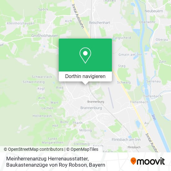 Meinherrenanzug Herrenausstatter, Baukastenanzüge von Roy Robson Karte