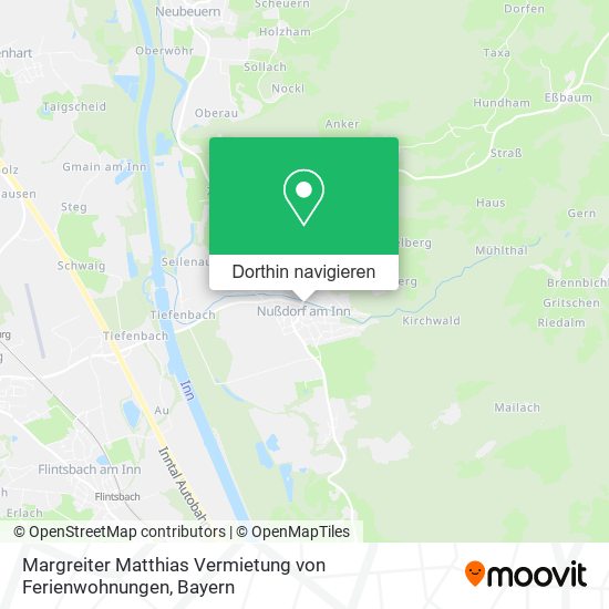 Margreiter Matthias Vermietung von Ferienwohnungen Karte