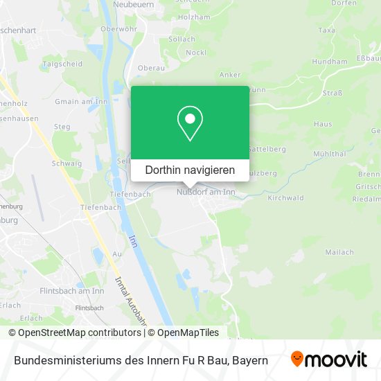 Bundesministeriums des Innern Fu R Bau Karte