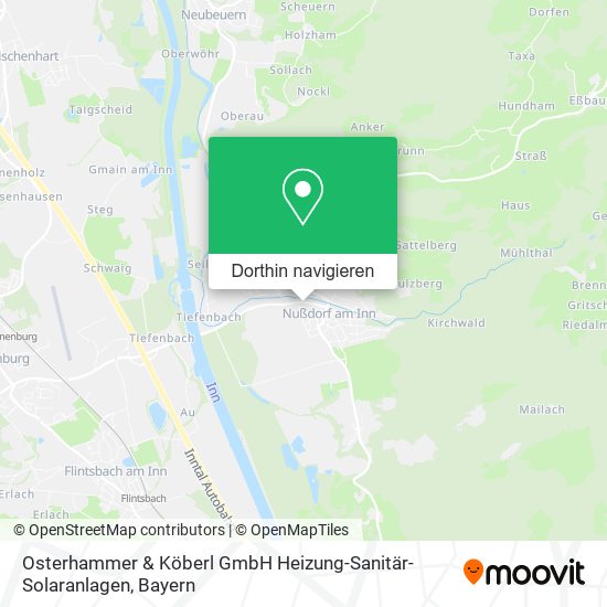 Osterhammer & Köberl GmbH Heizung-Sanitär-Solaranlagen Karte