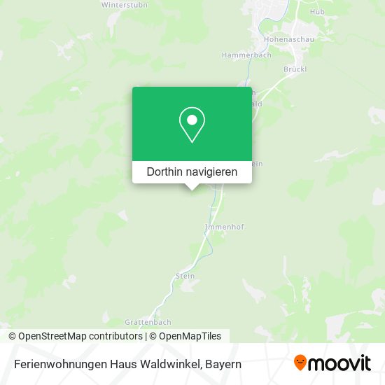 Ferienwohnungen Haus Waldwinkel Karte