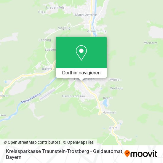 Kreissparkasse Traunstein-Trostberg - Geldautomat Karte
