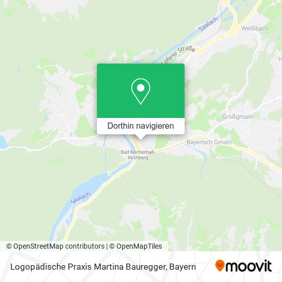 Logopädische Praxis Martina Bauregger Karte