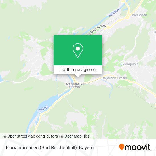 Florianibrunnen (Bad Reichenhall) Karte