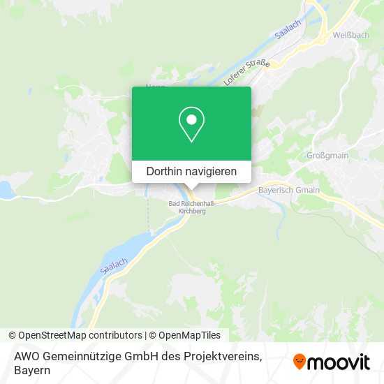 AWO Gemeinnützige GmbH des Projektvereins Karte