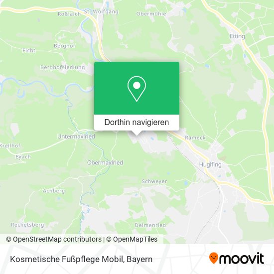 Kosmetische Fußpflege Mobil Karte