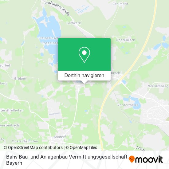 Bahv Bau- und Anlagenbau Vermittlungsgesellschaft Karte