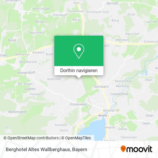 Berghotel Altes Wallberghaus Karte