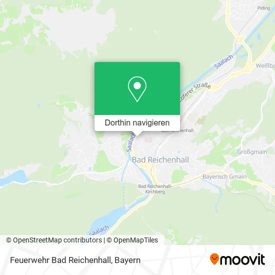 Feuerwehr Bad Reichenhall Karte