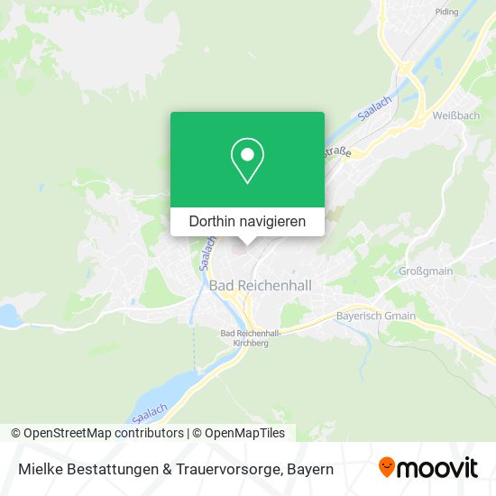 Mielke Bestattungen & Trauervorsorge Karte