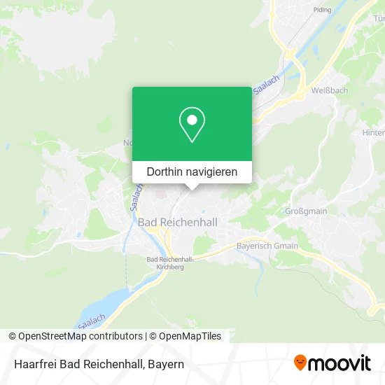 Haarfrei Bad Reichenhall Karte