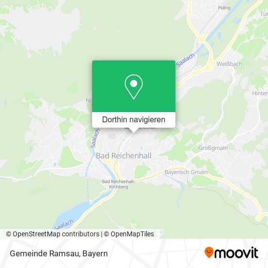 Gemeinde Ramsau Karte