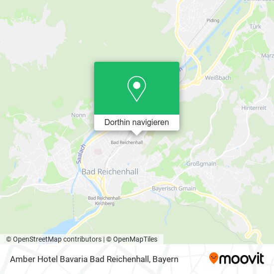 Amber Hotel Bavaria Bad Reichenhall Karte