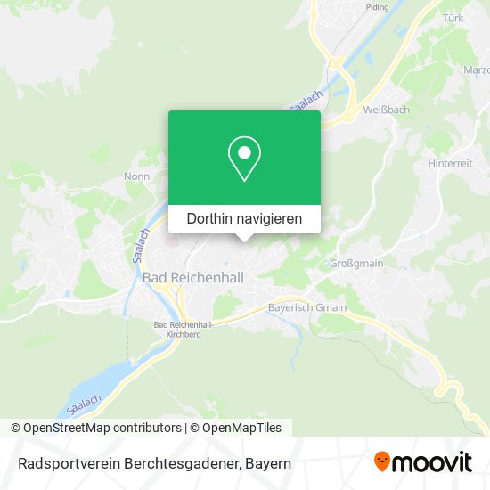 Radsportverein Berchtesgadener Karte