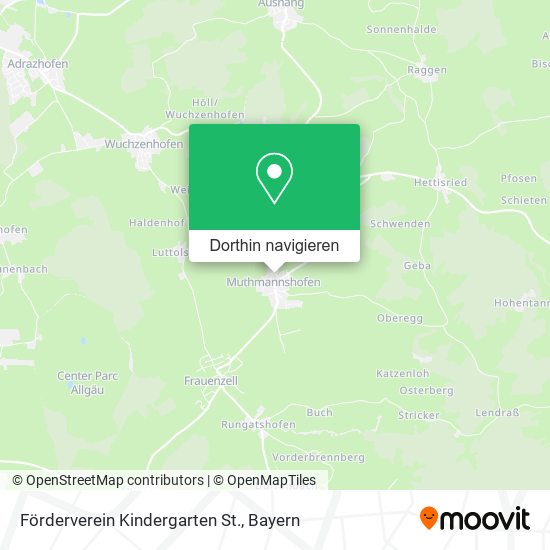 Förderverein Kindergarten St. Karte