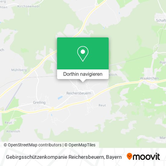 Gebirgsschützenkompanie Reichersbeuern Karte