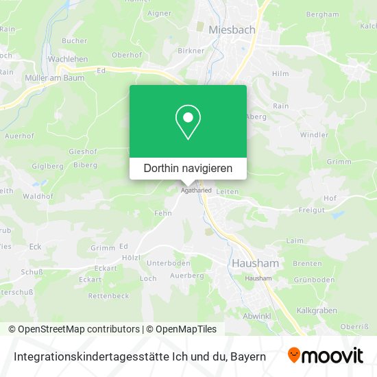 Integrationskindertagesstätte Ich und du Karte