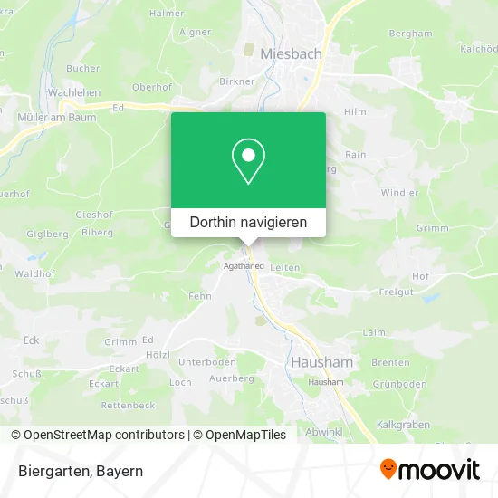 Biergarten Karte