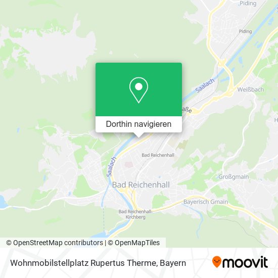 Wohnmobilstellplatz Rupertus Therme Karte