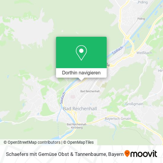 Schaefers mit Gemüse Obst & Tannenbaume Karte