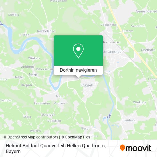 Helmut Baldauf Quadverleih Helle's Quadtours Karte